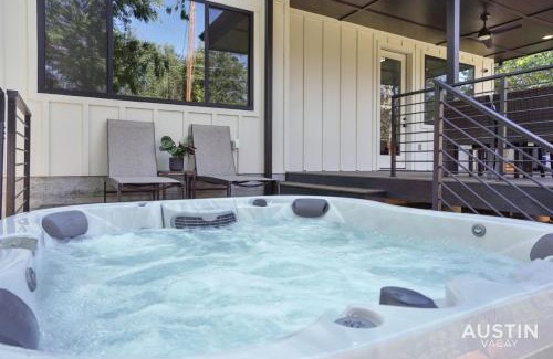 Dawson House | Modern Retreat with Private Hot Tub and Garage Access