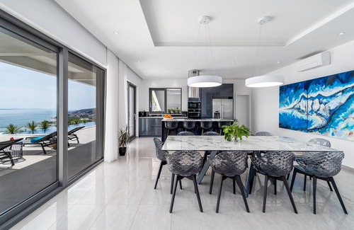 Omis Villa | Top-Rated Villa ADA: Oceanfront Retreat with Infinity Pool