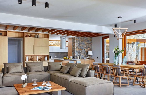 Palaiokastro Villa | Elegant Villa with Oceanfront Pool and Spa Retreat