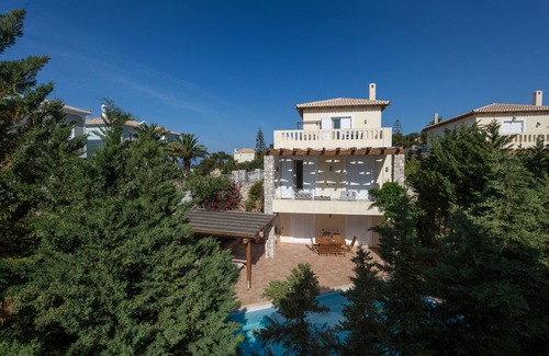 Kosta Villa | Elegant Villa with Private Pool & Ocean View in Porto Heli