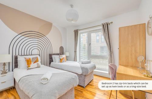 Milton Keynes Apartment | Stylish 2 Bedroom Apartment in City Centre with Free Parking