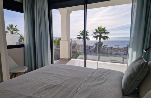 Manilva Apartment | Cozy 2 Bedroom Blue Suites with Sea Views & Pool Access