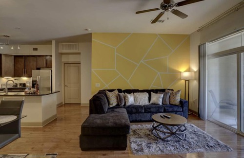 Braeswood Place Apartment | Stylish 2BD Retreat with Pool Near NRG Stadium