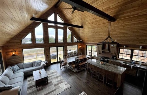 Boyne Falls Cabin | Inviting 4-Bedroom Cabin Retreat on Scenic 40 Acres