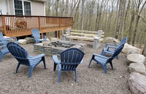 Lackawaxen Ski Chalet | Elegant 4BR Chalet Near Pool, Lake & Ski with Game Room