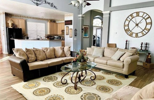 Wortham Park House | Experience Fun and Fitness: Gameroom, Office & Gym Awaits!