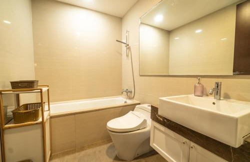 Jakarta Apartment | Convenient Casa Grande 2+1BR with Pool & Mall Access