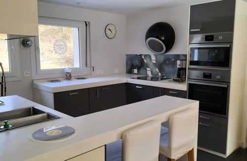 Jassat Apartment | Exquisite Lake Chambon Apartment with Scenic Terrace