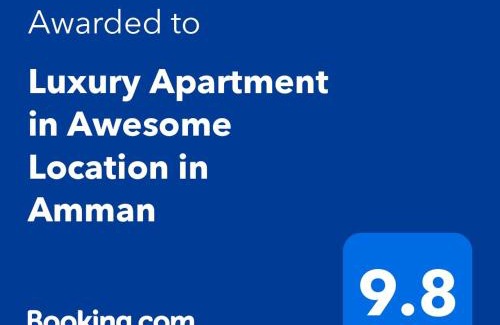 Amman Apartment | Comfortable Apartment in Prime Amman Location - 4 Star!