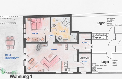 Rhoden Apartment | Luxury apartment with its own whirlpool & fireplace / use of the wellness area incl.