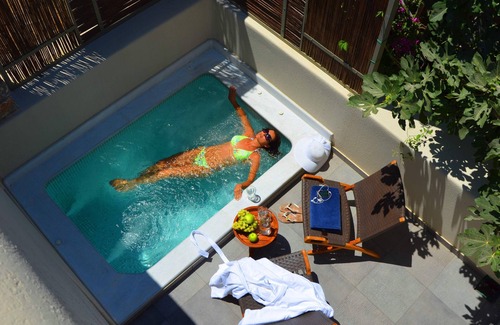 Messaria Villa | Architect Designed Cycladic House with Pool & Spa Amenities