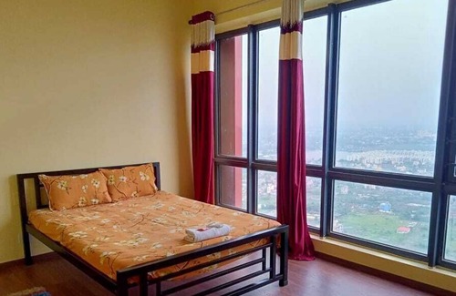 Kolkata Apartment | Elevated Retreat in Central Kolkata with Pool & Kitchen