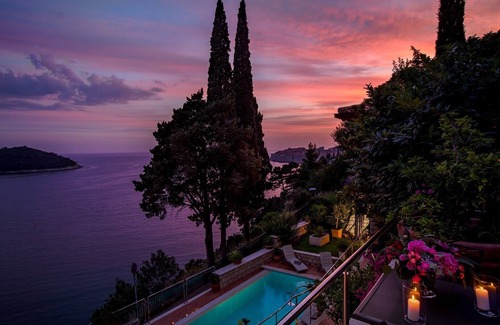 Municipality of Dubrovnik Villa | Beachfront Villa Dubrovnik Palace with Private Pool & Spa