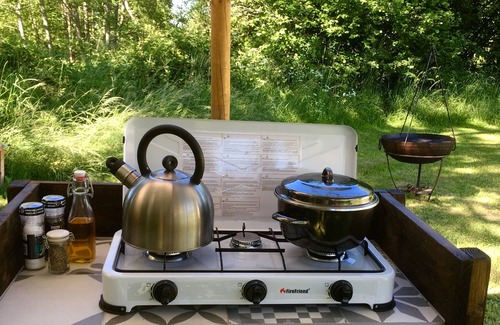 Auzances Cabin | Luxury Bell Tent Glamping in the heart of rural France