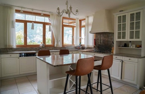 Unterterzen Ski Chalet | Elegant Chalet at Walensee with Pool and Spa Amenities