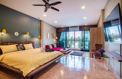 Hua Hin House | Elegant City Loft with Ocean Views, Steps from the Beach