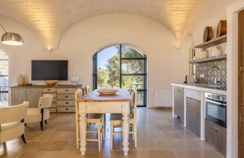 Ostuni Villa | Elegant Borgo Cinera: Poolside Relaxation & Spa Awaits
