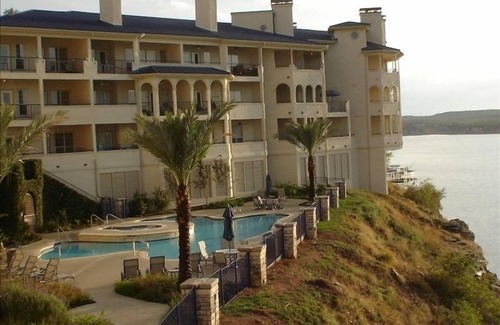 Highland Lake Estates Villa | Escape to a Private Island Condo with Lake Views & Spa