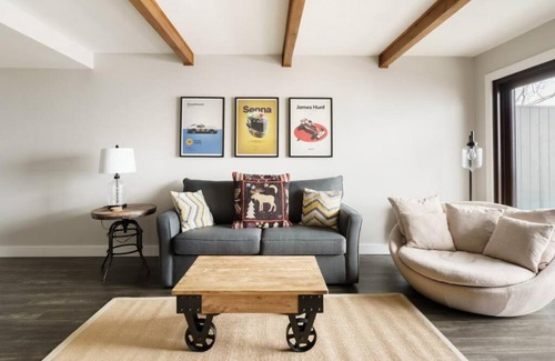 Mont-Tremblant House | Elegant Rustic Minimalist Condo Near Family-Friendly Activities