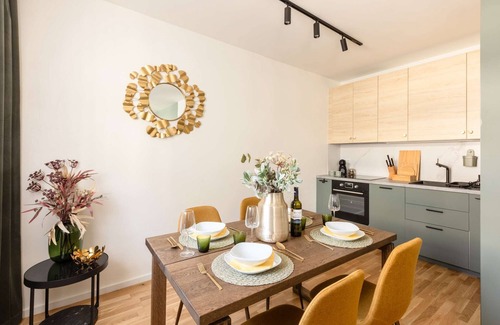 Petrska ctvrt Apartment | Stylish Designer Apartment with Family-Friendly Amenities