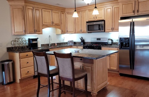 New Buffalo Apartment | Elegant Urban Retreat: 2BR Condo with Ocean Views