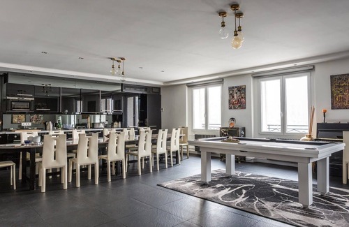 Quartier de la Monnaie Apartment | Elegant Duplex with Breathtaking Seine Views & Premier Amenities