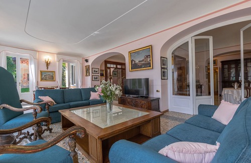 Santa Maria - Rezzonico Villa | Elegant Villa Fedra with Pool, Tennis & Ocean Views