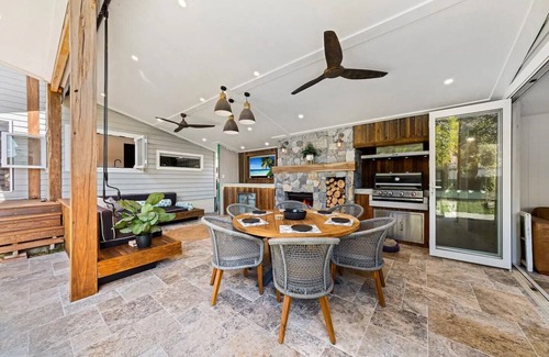 Patonga House | Beachfront Family Retreat with Heated Pool & Ocean Views