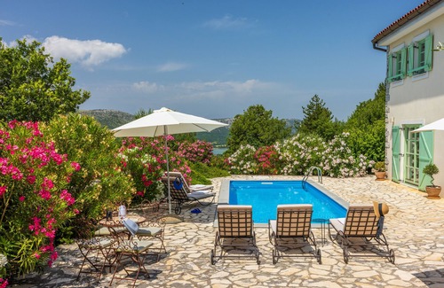 Tribalj Villa | Villa Tribalj: Private Oasis with Heated Pool & Ocean Views