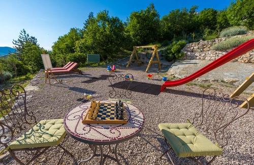 Tribalj Villa | Villa Tribalj: Private Oasis with Heated Pool & Ocean Views