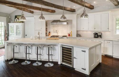 Belgrade House | Elegant Family Retreat on Great Pond with Pool & Lake View