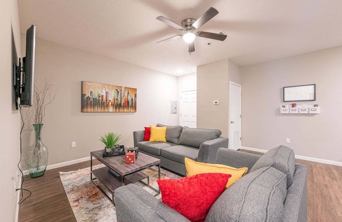 Conway Apartment | Stylish Furnished Rental in Conway, AR - Family Friendly Stay