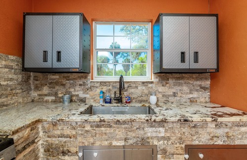 Town N County Park House | Gated Home Retreat with Mini Golf and Spa Amenities