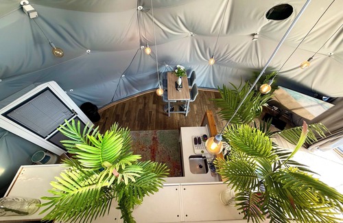 Newton Ferrers House | Exceptional Geodome in Devon with Hot Tub & Private Cinema