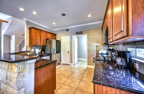 Spring Branch House | Elegant Retreat with Pool & Fire Pit Near Canyon Lake