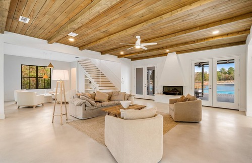 Arp House | Beachfront Retreat with Private Pool & Chef's Kitchen