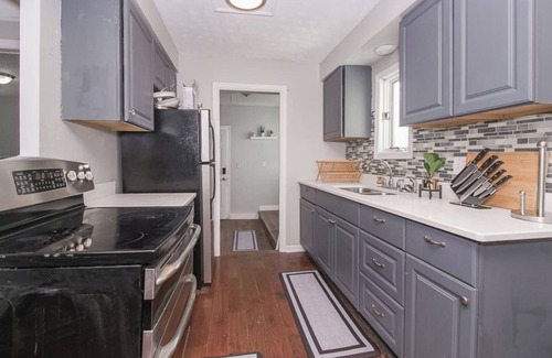 Cleveland House | Serene Escape with Fenced Yard & Spa Near Airport