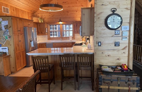 Alexandria Cabin | Idyllic Lake Home with Guest House & Game Room Retreat