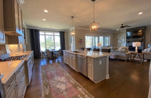 West Union House | Stellar Lake Keowee Waterfront Home with Private Dock