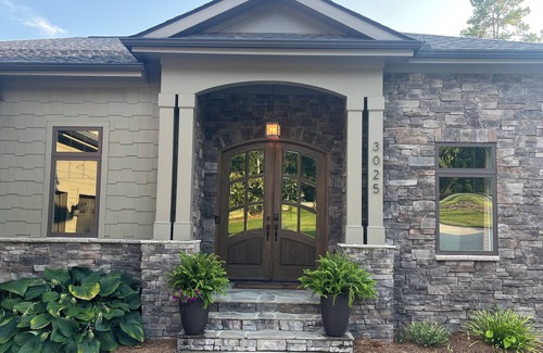 West Union House | Stellar Lake Keowee Waterfront Home with Private Dock