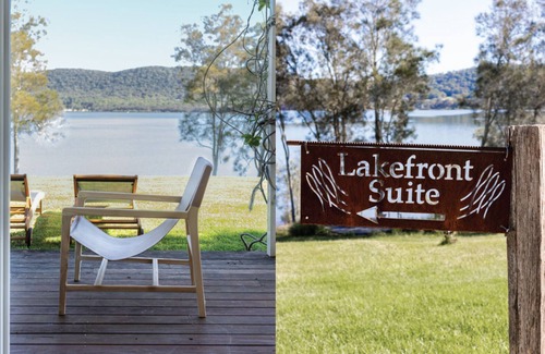 Coomba Bay House | Elegant Lakefront Suite with Pet-Friendly Amenities