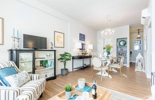 Lido di Camaiore Apartment | Prime Oceanfront Retreat with Private Garage & Spa Access