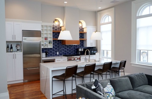 Janesville Apartment | Stylish Loft with Kitchen in Downtown Janesville - Rated 9.6
