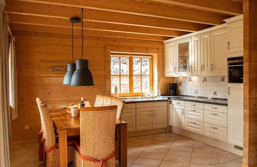 Ortsmitte House | Cozy Log Cabin Steps from K1 Ski Lift in Willingen