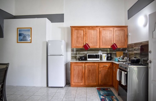 Saint George Parish House | Elegant Master Suite Apartment with Ocean View in Roseau