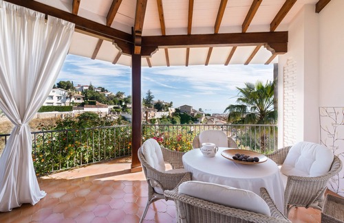 Miraflores del Palo Villa | Elegant Mediterranean Villa with Oceanfront Views & Spa