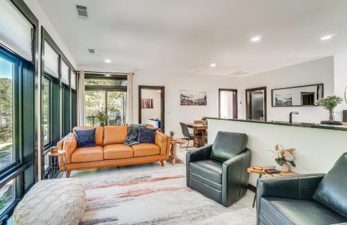 Helen House | Modern Home with Game Room on Golf Course & Pool Access