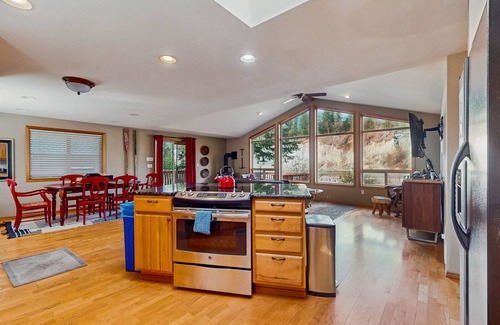 Gold Bar House | Dog-Friendly Mountain Cabin with River Access & Hot Tub