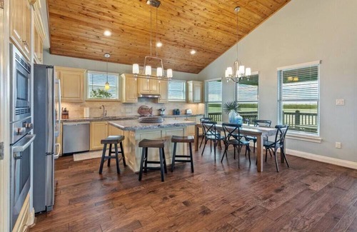 Hackberry House | Waterfront Retreat with Family-Friendly Amenities Await