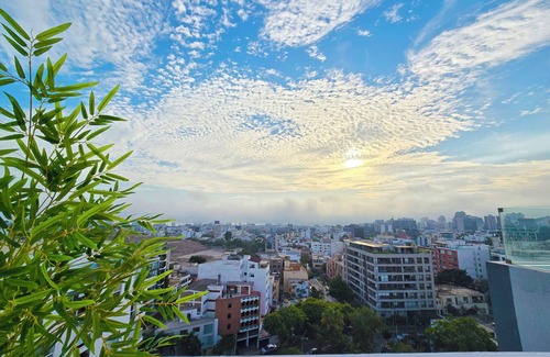 Chacarilla-Santa Cruz Apartment | Elegant Penthouse with Private Jacuzzi in Miraflores, Lima
